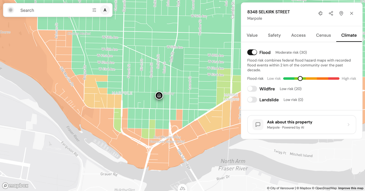 Vancouver Climate Risk by Neighbourhood: Reading the Lens