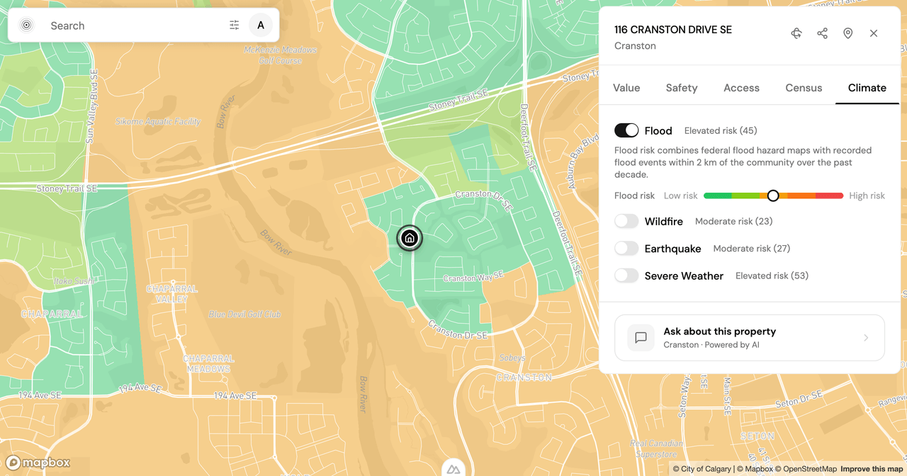 Cranston and Flood Risk: What Calgary's Climate Lens Shows Before You Buy
