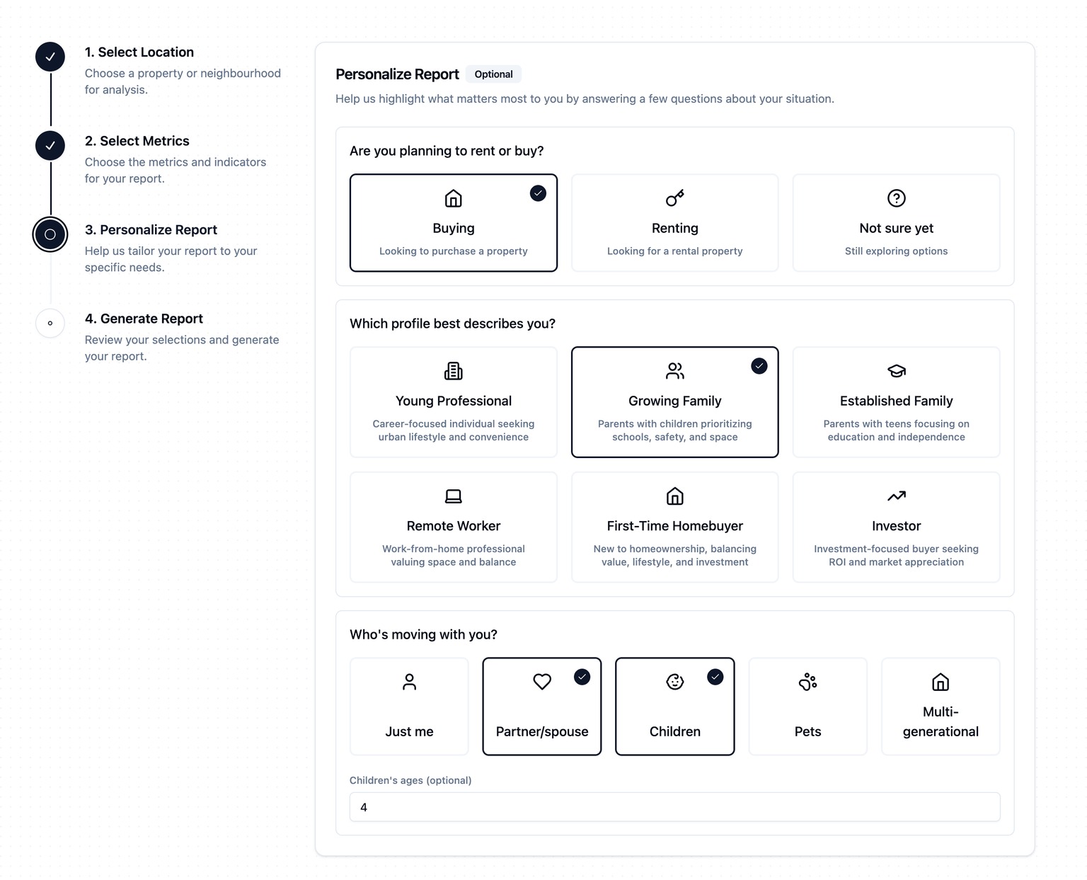 Personalized Reports