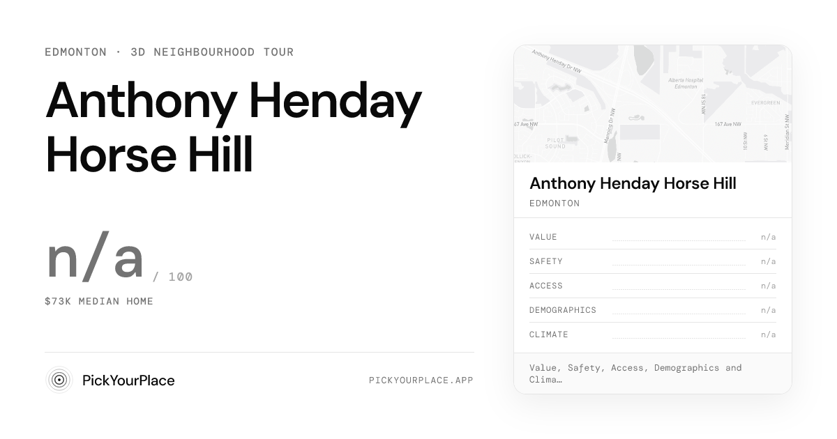 Anthony Henday Horse Hill 3D tour preview