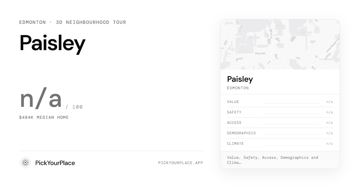 Paisley 3D tour preview