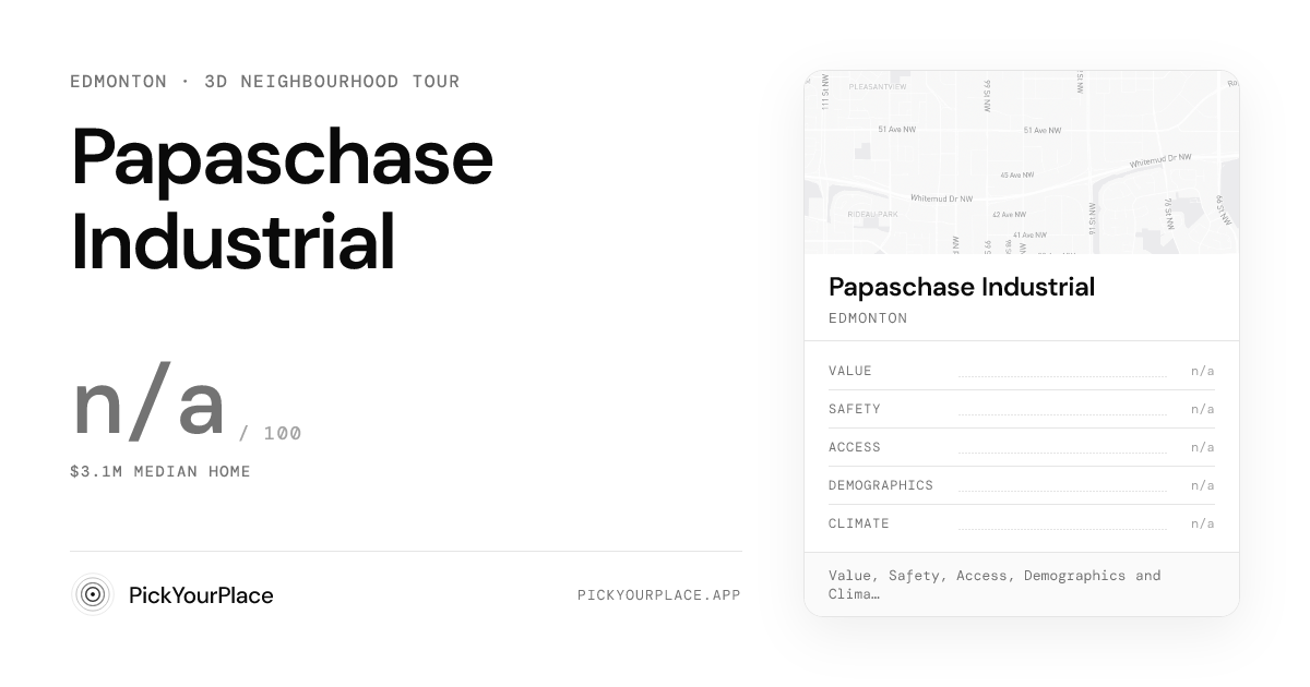 Papaschase Industrial 3D tour preview