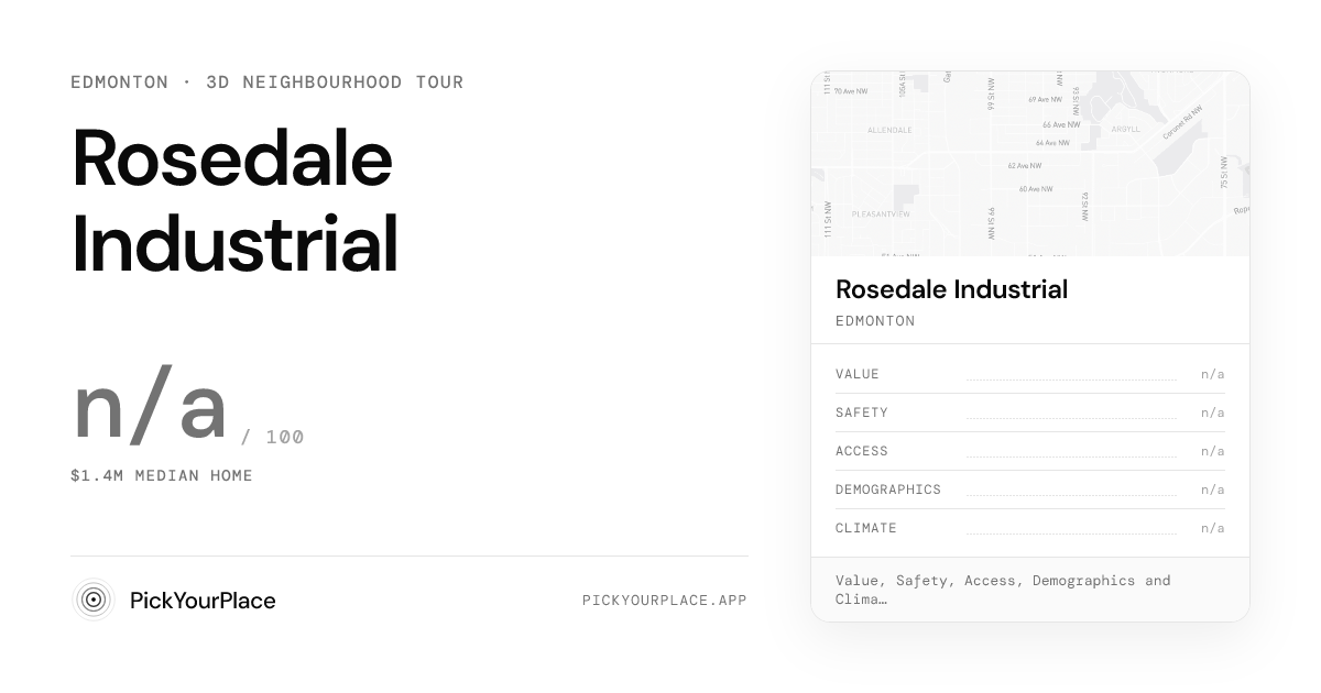 Rosedale Industrial 3D tour preview