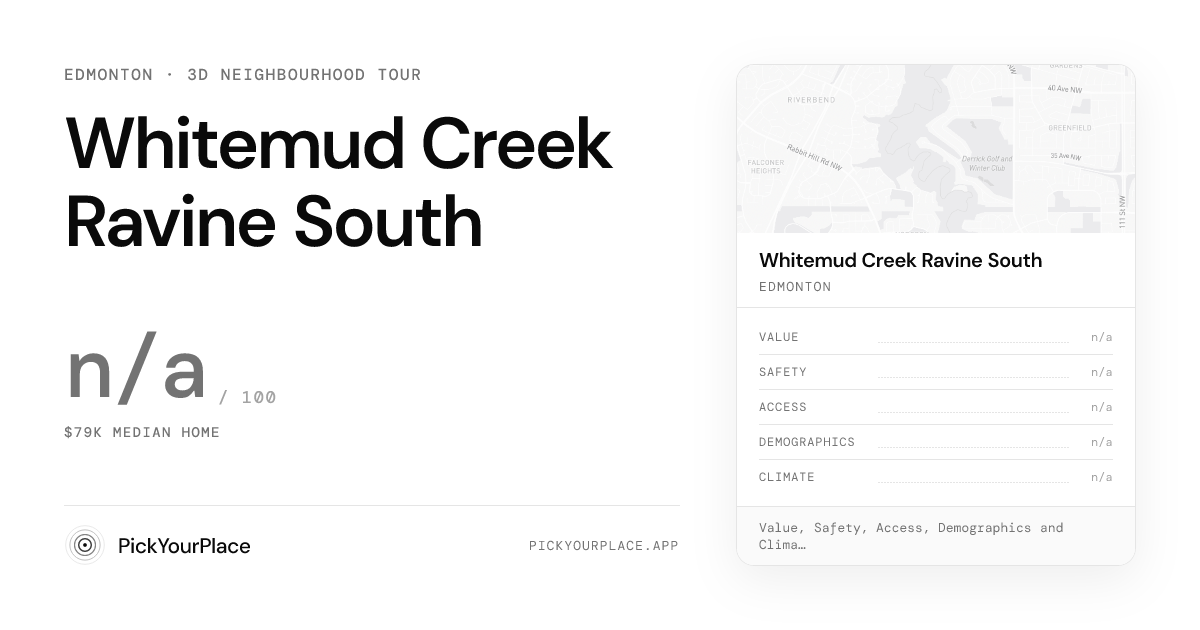 Whitemud Creek Ravine South 3D tour preview