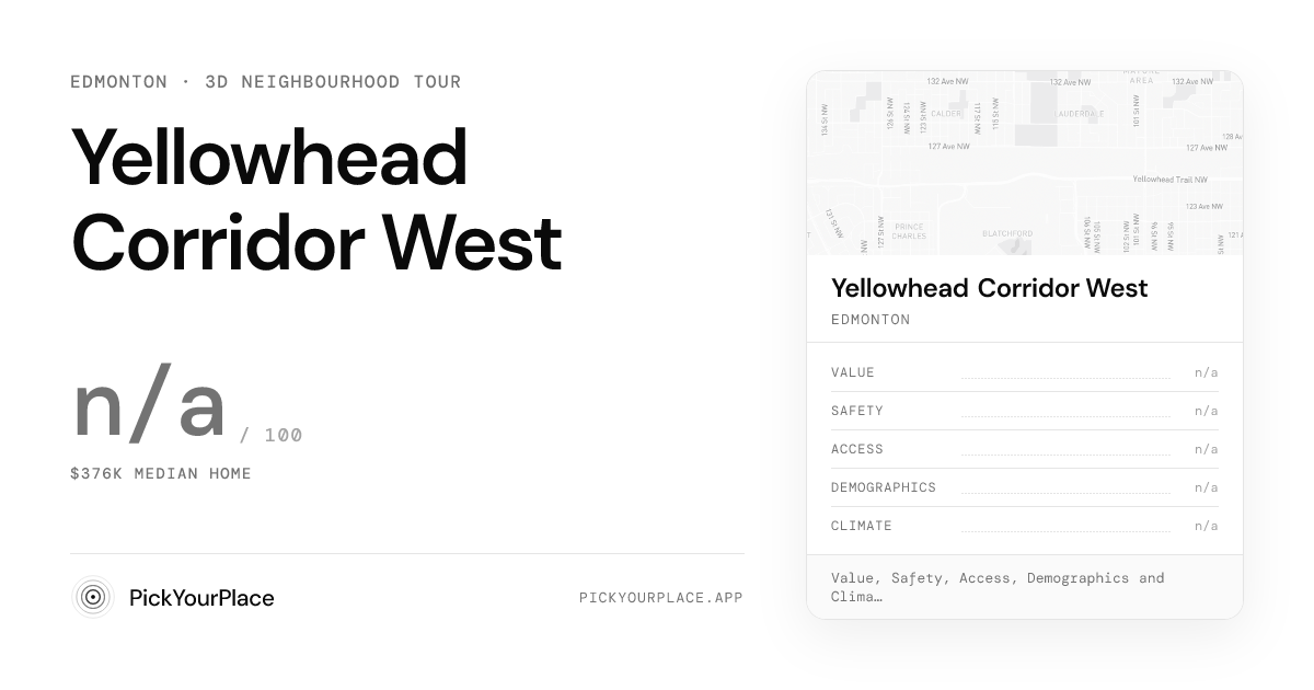 Yellowhead Corridor West 3D tour preview