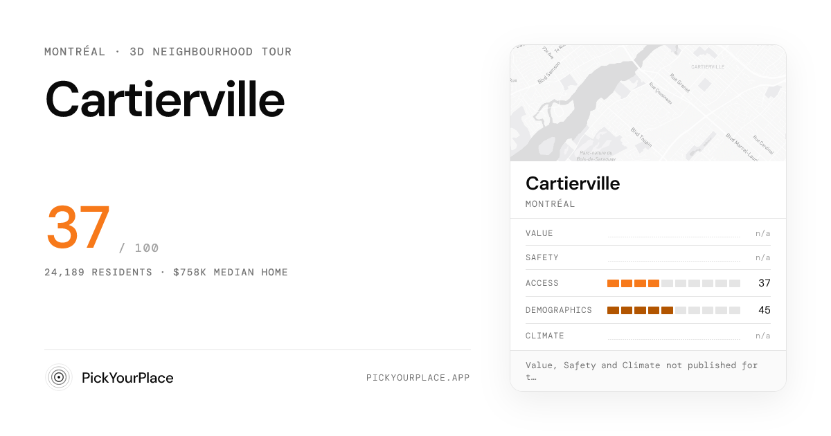 Cartierville 3D tour preview