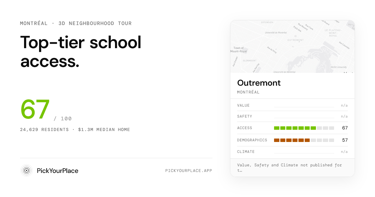 Outremont 3D tour preview