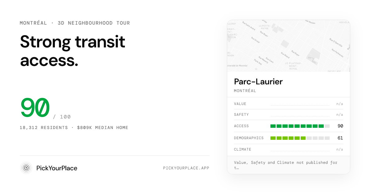 Parc-Laurier 3D tour preview