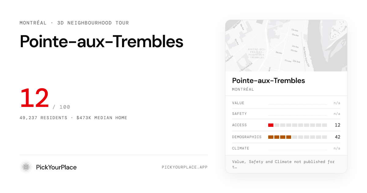 Pointe-aux-Trembles 3D tour preview