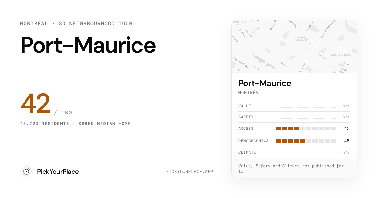 Port-Maurice 3D tour preview