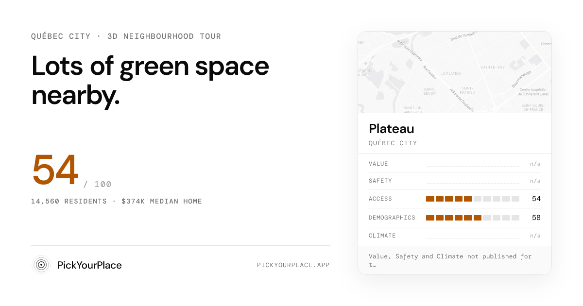 Plateau 3D tour preview